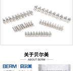 10pcs/lot FBI10-6 Short-Circuit Strip UK-2.5B Terminal Center Connection UK-5N/6N Series Bridge Piece FBI10-5 FBI10-8 FBI10-12