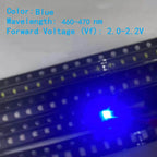 1 full reel(3K/4Kpcs) High Brightness SMD LED Chips 0402/0603/0805/1206 Red/Yellow/Blue/Green / White, Light Emitting Diode
