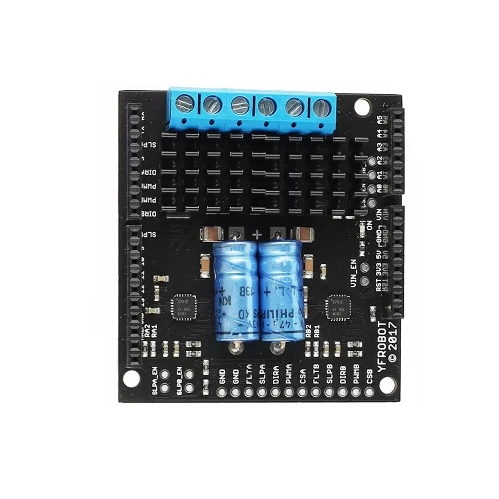 MD04 High Power Dual H Bridge Motor Driver Module DRV8701 Replace L298N 6-30V PWM 30kHz 1.8V 3.3V 5V Logic Input Driver Module