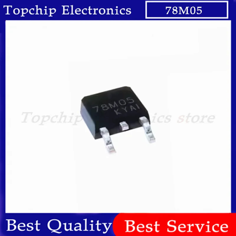 10-50pcs 78M05 LM7805 TO-252 7805 1000MA 5V NEW Three-terminal voltage regulator tube