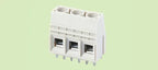 20pcs 1016A 1016B-10.16-3P Straight 10.16mm 650V57A 22-8AWG 1pole with 2/4 Solder Pin High Current PCB Screw Wire Terminal Block
