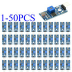 1-50PCS Digital Light Sensor Module 5516 Photoresistor, Adjustable Sensitivity, 3.3V-5V, LM393 Comparator for Smart Car