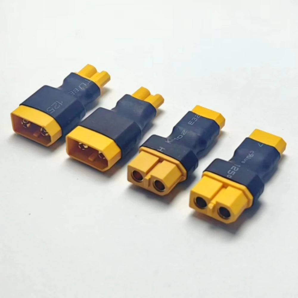 4PCS XT60 to XT30 Plug Adapter Male/Female Converter Connector for FPV Drone RC Lipo Battery Charger ESC Parts