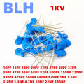 20PCS High pressure ceramics capacitors 1KV 1000V 150PF 151 220PF  221 330PF 331 470PF 471 560PF 561 680PF 681 820PF 821 1NF 102
