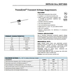 10PCS TVS Diodes P600/R-6 5KP26A 5KP28A 5KP30A 5KP33A 5KP36A 5KP40A 5KP43A 5KP45A 5KP48A 5KP51A 5KP54A 5KP58A 5KP60A 5KP64A