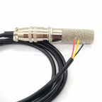 Temperature Humidity Sensor Probe Cable Metal Head Digital Capacitance Sensors 1M Length I2C Output SHT20 SHT30 SHT40 SHTC3