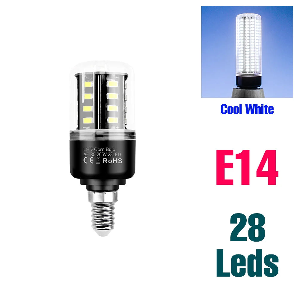 30W LED Indoor Corn Bulb E27/E26 Ceiling Lamp Bulbs E14 Spotlight B22 Living Room Bedroom Kitchen Washroom 220V Home Lighting