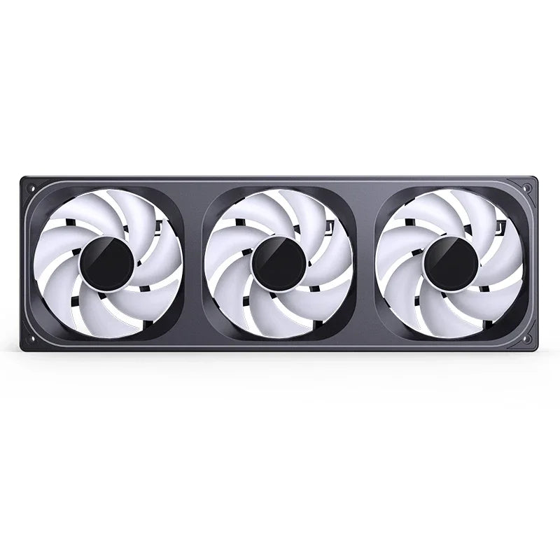 Jonsbo ZB-120/240/360 ARGB Computer case fan,4 sides Infinity Mirror lighting effect/28MM thickness integrated cooling fan