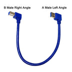 1pcs 90 Degree Angled USB 3.0 A Male AM to USB 3.0 B Type Male BM USB3.0 Cable For Printer Scanner HDD