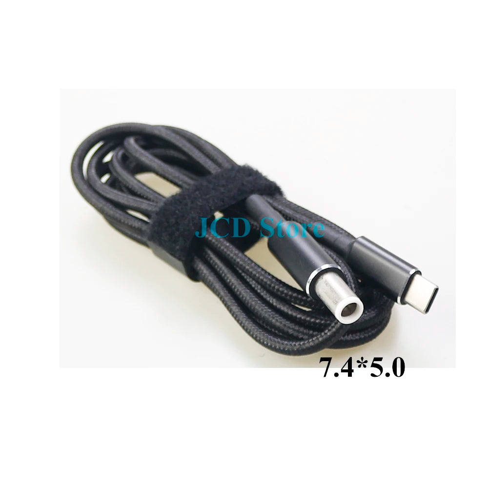 1PCS 100W 5A PD to DC 5.5*2.1 5.5*2.5 7.4*5.0 4.5*3.0 Decoy Trigger Adapter Cable TYPE-C PD Decoy Line Charging Notebook Charger