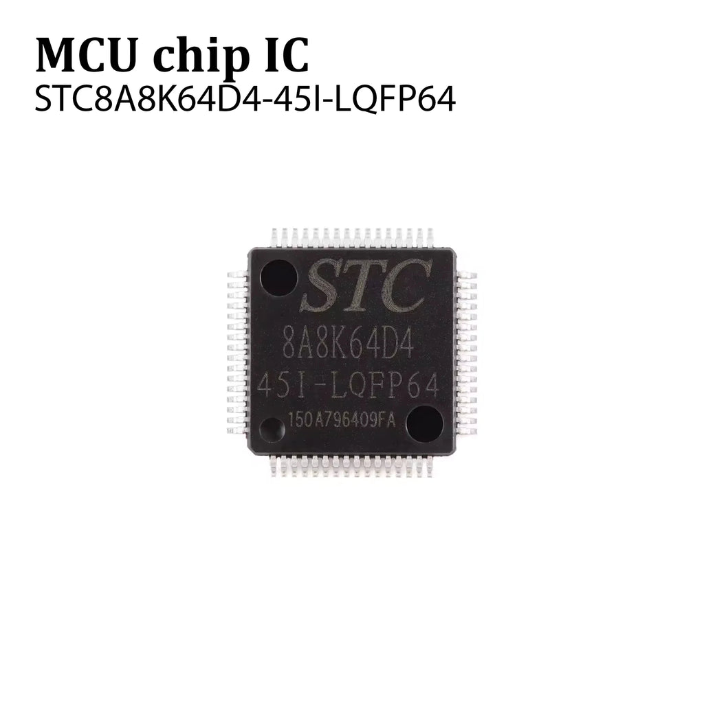 5PCS STC8A8K64D4-45I-LQFP64 1T 8051 Microprocessor Microcontroller Chip Original in Stock