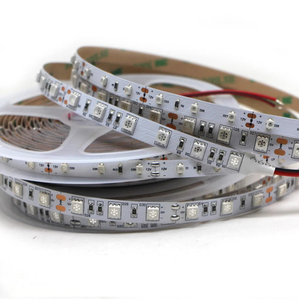 850nm 940nm InfraRed Flexible LED Strip Light SMD 5050 IR Lamp Tape for Multitouch Screen Night Light Security Application