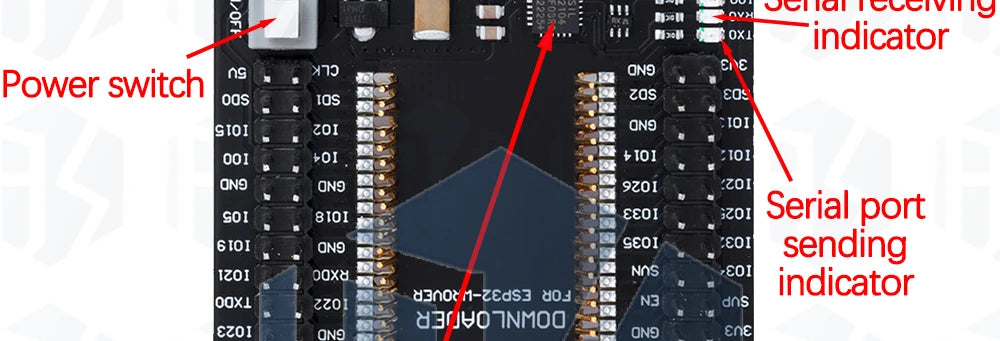 Durable ESP Development Board Programming Fixture (1PC) – Supports ESP8266/ESP32 & ESP-12F/07S/12S Modules