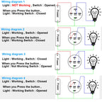 12/16/19/22mm Waterproof Metal Push Button Switch LED Light Momentary Car Engine Power Switches 5V 12V toggle 220V Volt