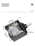 5pcs Elevator Buffer Travel Micro Switch LXP1-020/1A 3SE3-020/1A, Elevator Limit Stroke Switch Elevator Accessories