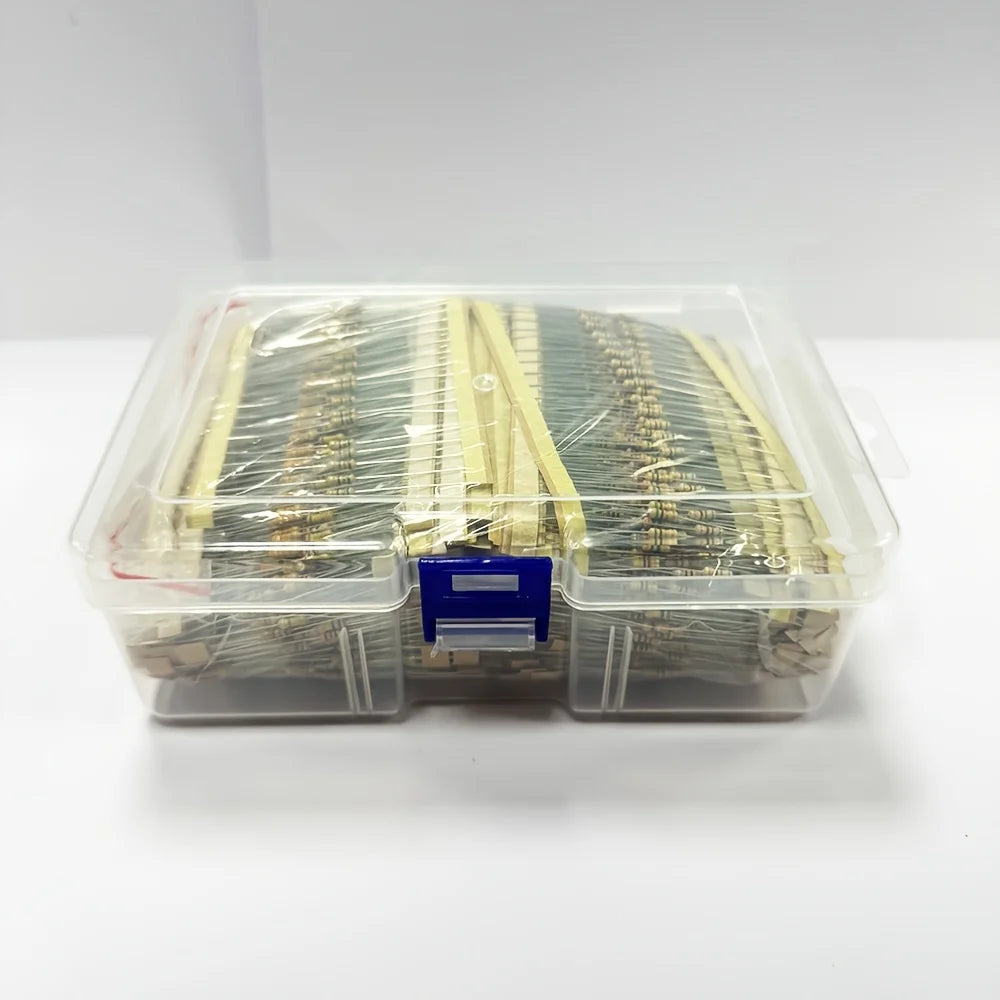 3120pcs 156 Values 1 -10M Ohm 1/4W 5% Carbon Film Resistors Assortment Kit Electronic Components