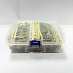 3120pcs 156 Values 1 -10M Ohm 1/4W 5% Carbon Film Resistors Assortment Kit Electronic Components