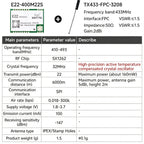 EBYTE E22-M Series SX1262 SX1268 Lora Module - Long Distance Wireless SMD High Precision TCXO at 170/433/868/915MHz