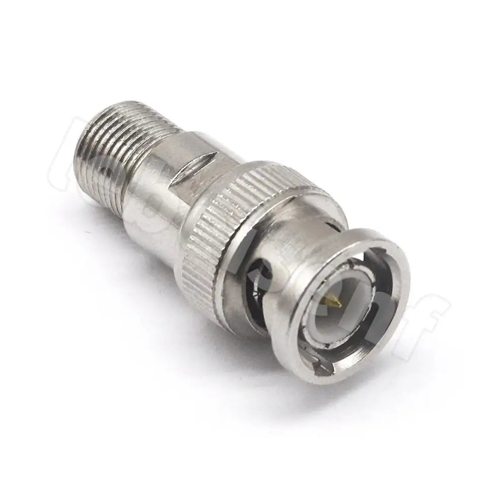BNC to F TV female male straight connector F to BNC quick plug adapter coaxial connector