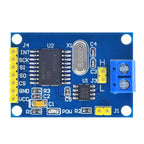 NEw 1PCS MCP2515 CAN Bus Module TJA1050 Receiver SPI For 51 MCU ARM Controller DIY Electronic Development Projects