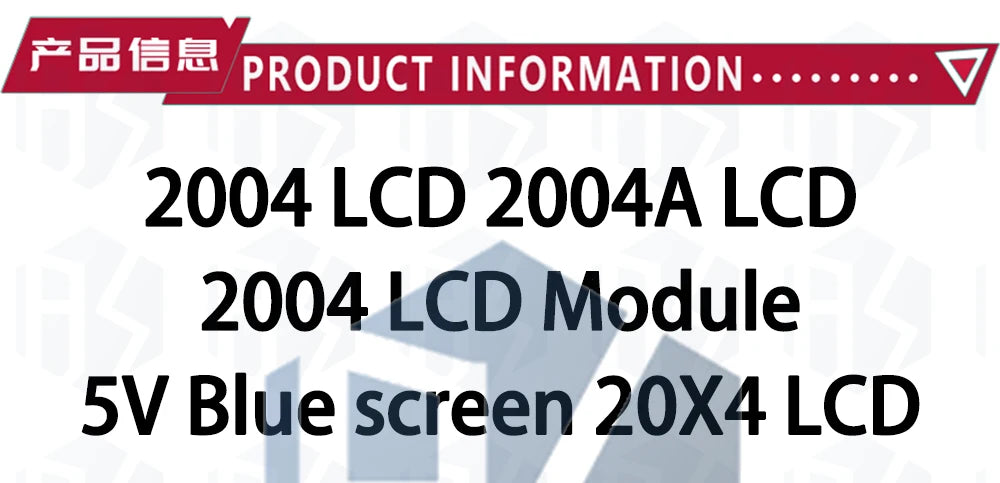 1~5PCS LCD Board 2004 20*4 LCD 20X4 5V Blue/Green screen LCD2004 display LCD module LCD 2004