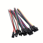5 Pairs 2/3/4/5/6pin Led Connector Male/female JST SM 2 3 4 5 Pin Plug Connector Wire Cable for Led Strip Light Lamp Driver CCTV