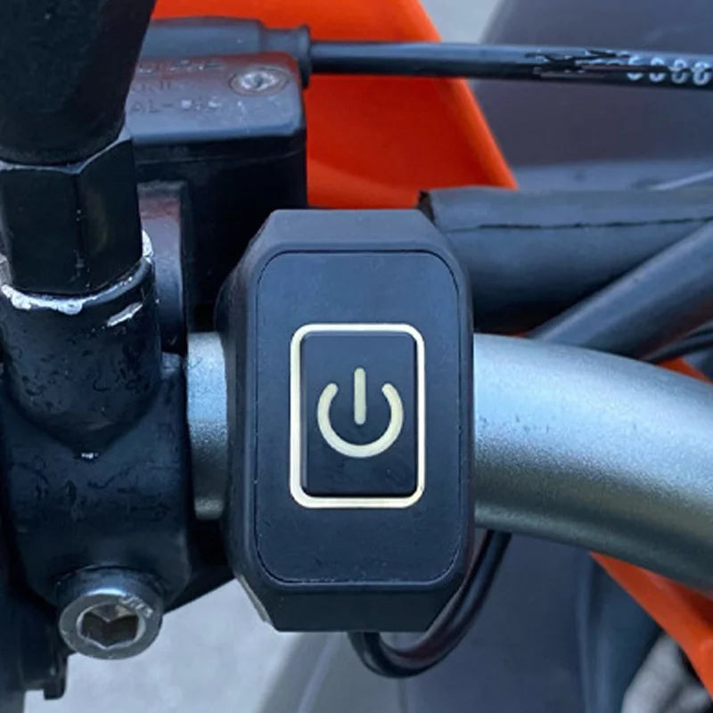 1/2pcs Motorcycle Handlebar Switch ON OFF Headlight Horn Control Modification Switch 22mm Waterproof Button Accessories12V