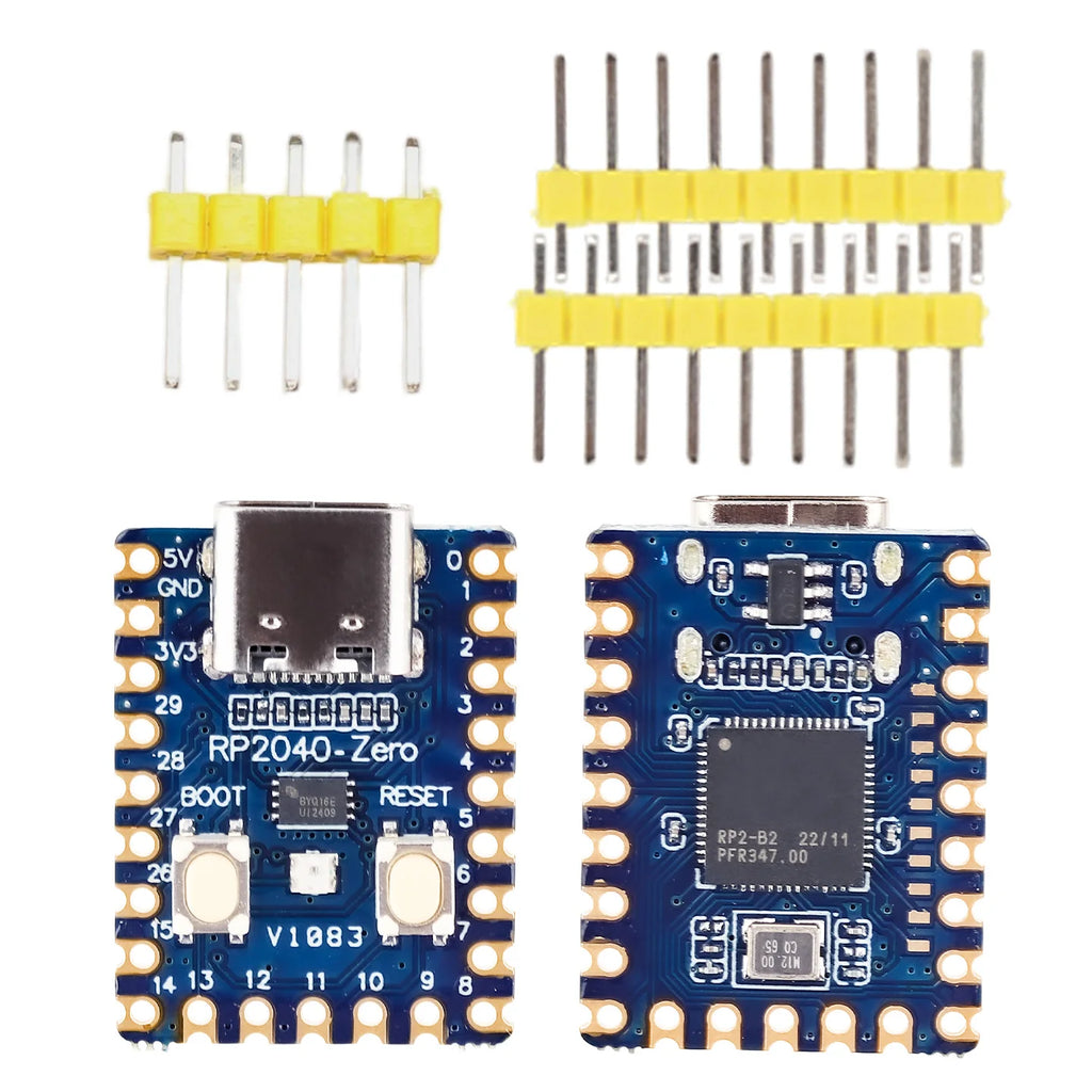 1-20PCS RP2040-Zero RP2040 for Raspberry Pi Microcontroller PICO Development Board Dual-core Cortex M0+ Processor 2MB Flash XCW