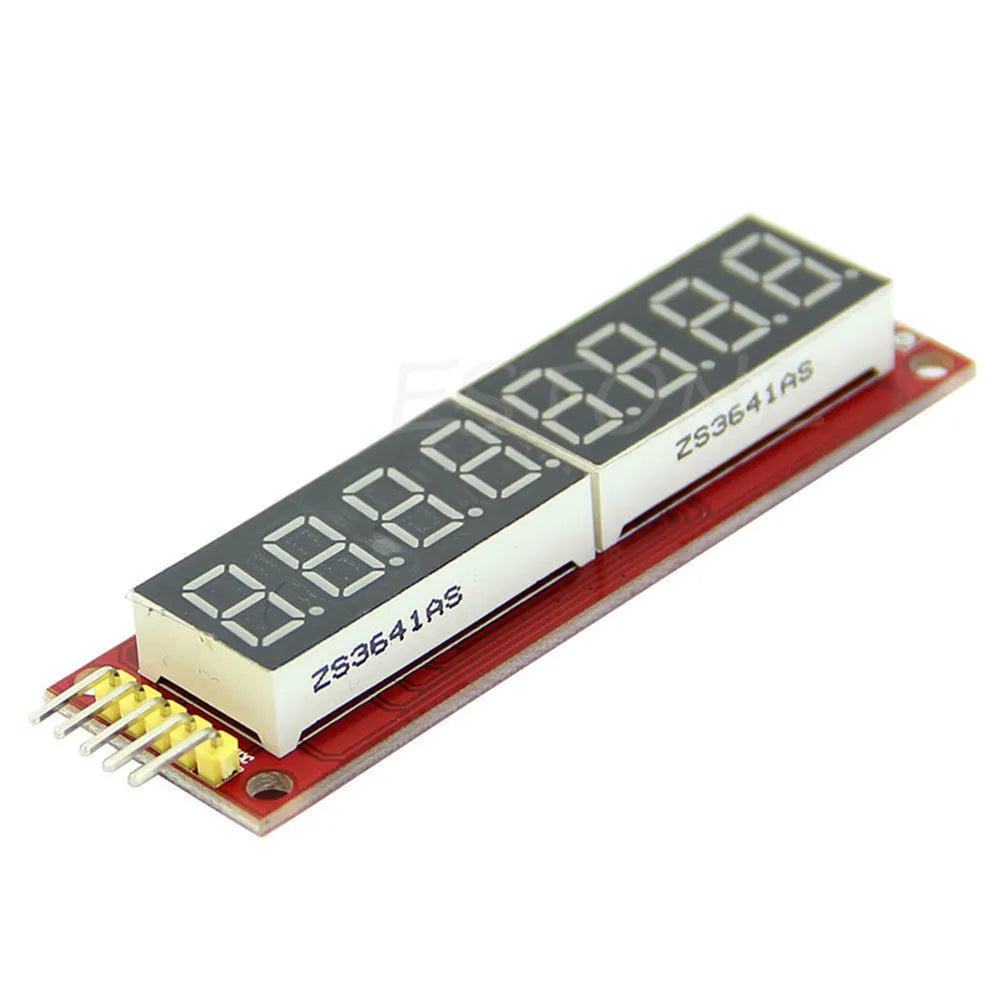 8 Digit Bit MAX7219 Digital Tube Display Module Board 7 Segment Digital LED Display 5V/3.3V Controller for Arduino 51/AVR/STM32