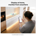 SONOFF SNZB-02DR2 AirGuard TH 3.6'' LCD Zigbee Temperature Humidity Sensor App Monitoring Work With Apple Home Via Matter Bridge