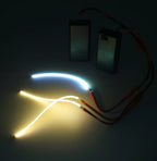 3V 110mm 190mm 300mm LED COB Filament Flexible Battery Lamp White Green Ice Blue Pink Retro Edison Bulb Parts LED Diode Decor