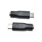 2/5/10PCS DC USB Type-c to 5.5*2.1 Female Connector to Female 5521 Power Jack DC Power Conector 5.5x2.1 Adapter USB C Converter