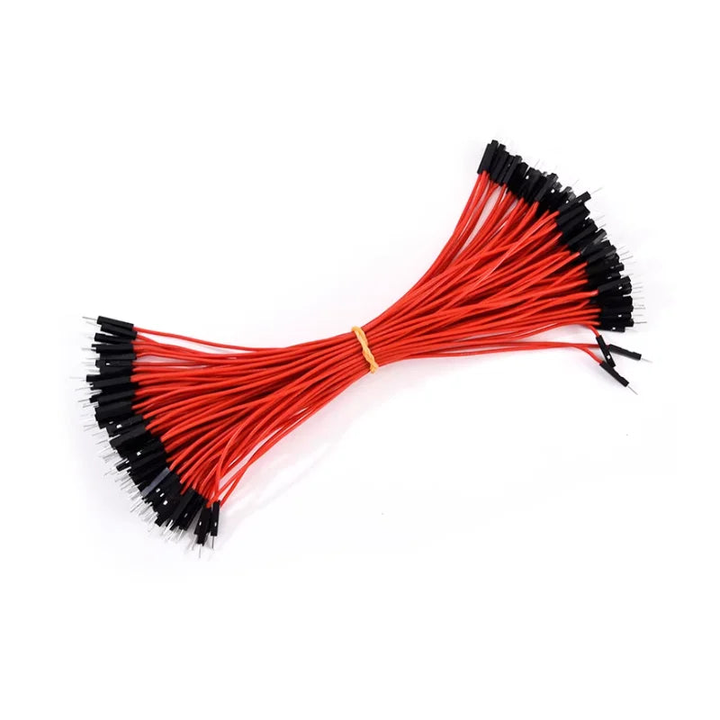100PCS Dupont Wire 26AWG Silicone Cable 2.54mm Jumper Wire Male Female Breadboard Wire for Arduino DIY