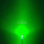 100-1000X 3mm Ball Bulb Led White Green Yellow Blue White Red Ultra Bright Light Emitting Diode Round Head with Edge Short Feet