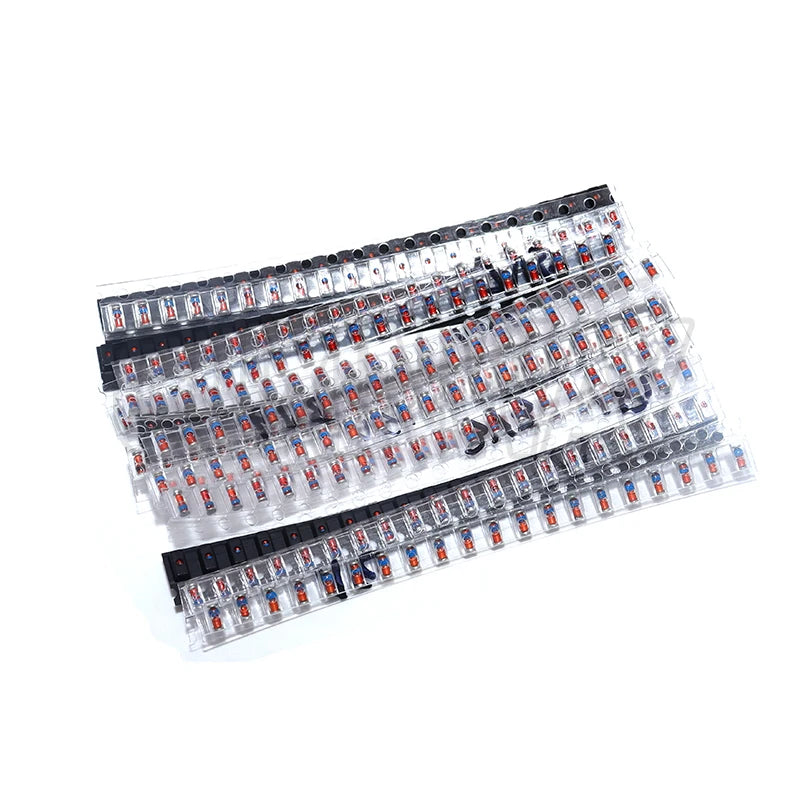300PCS 1N4148 SMD LL34 Zener Diode Kit 0.5W 1/2W 3V-24V 2V-39V SMD Diode Set