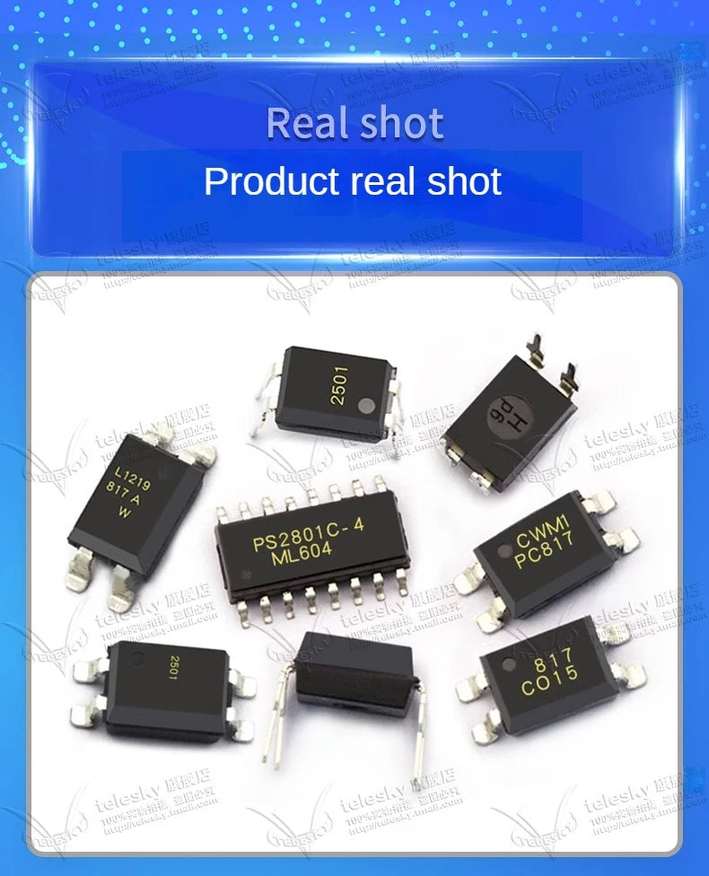 10pcs PC817B EL817C PC817A PS2501 PS2801 PC817C PC817 SOP-4 DIP-4 SOP-16 Transistor Output Optocoupler