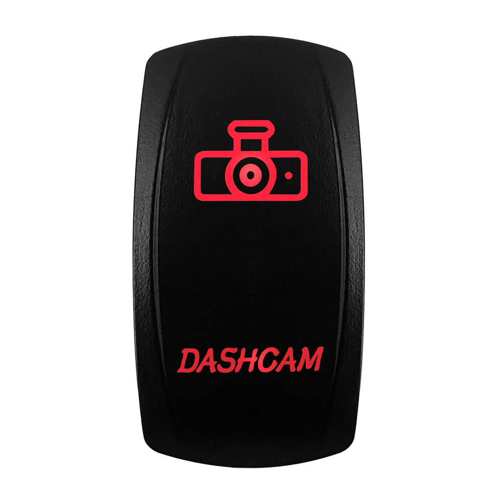 Red Led Light Rocker Switch 12V/24V SPST DPDT Toggle Switch ON OFF/ ON OFF ON Backlight Latching / Momentary Dash Panel Control