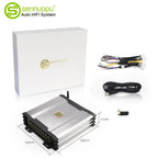 Sennuopu 12 Channels Digital Sound Processors DSP 8 Channels 50 Watts RMS Power Audio Amplifier with Bluetooth Player X812