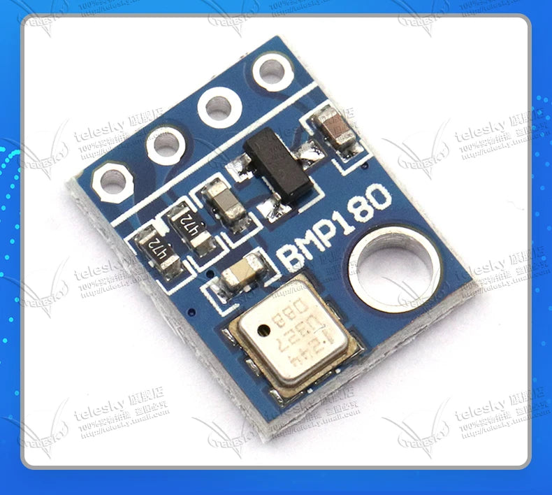 1PCS GY-68 BMP180 High-Precision Digital Pressure and Temperature Sensor Module Compatible with BMP085 for Arduino ESP32