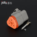 Deutsch Waterproof Connector with Fixed Flange Plug DT04-2P-L012 DT04-4P-L012 DT04-6P-L012 DT04-8P-L012 DT04-12P-L012 DT06-2S