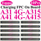 10cs USB Charging FPC Connector For Samsung A51 31 A71 A41 A21 A52 A32 A22 A12 A72 A02 Charger Plug On Board 78Pin Motherboard