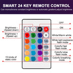 1-10PCS Smart RGBW LED Bulb Spotlight E27 E14 B22 GU10 6W 10W with Infrared Remote Control Suitable for Colorful Home Lighting
