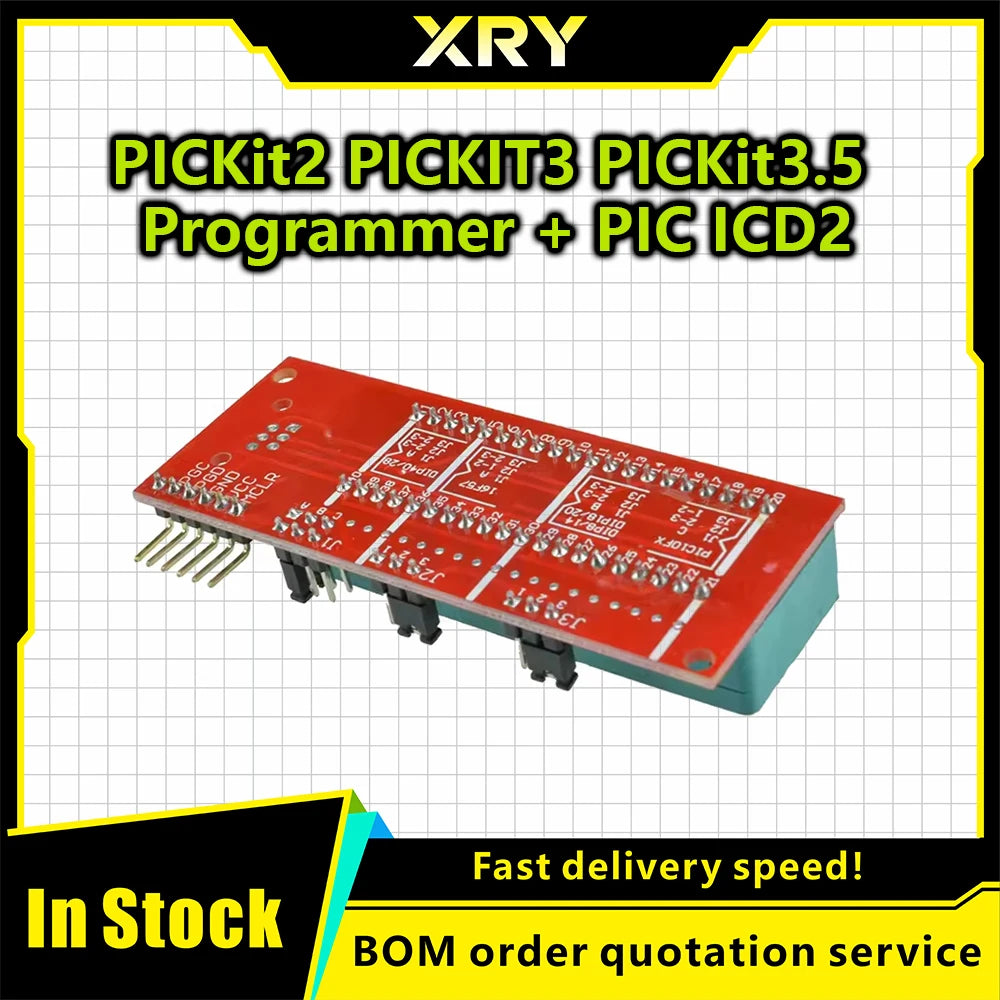 Programador PICKit2 PICKIT3 PICKit3.5 + PIC ICD2 PICKit 2 PICKIT 3 PICKIT 3,5 Adaptador de programación Asiento de programador u