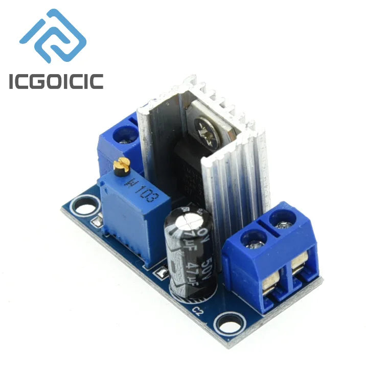 1-50PCS LM317 DC-DC Converter Buck Step Down Circuit Board Module Linear RegulatorAdjustable Voltage Regulator Power Supply