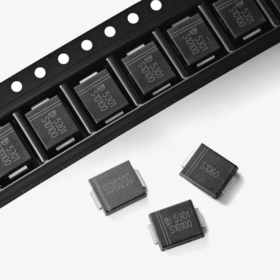 20pcs/Set SS10100 SS1060 SS10200 10A 60V 100V 200V Chip Schottky Barrier Rectifier Diodes SMC DO-214AB New and Original