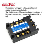 3 Phase 10A 60A 80A 100A 150 200A Three Phase SSR 80-250VAC Control 24-480V Solid State Relay  AC-AC