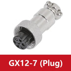 5/20PCS GX12 Connector 2/3/4/5/6/7 Pin Aviation Socket  Plug Docking Connector Male  Female Circular Connector 12mm