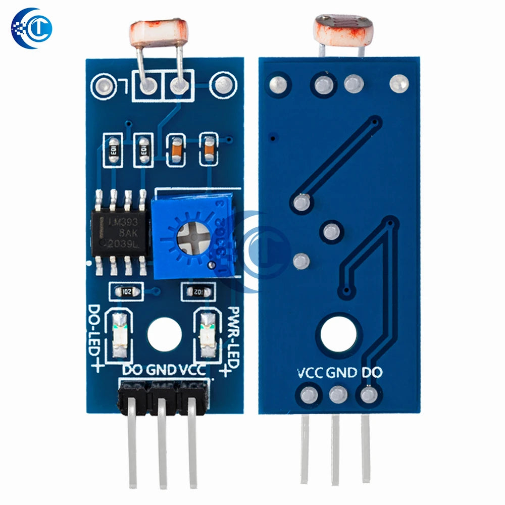 Updated LDR Photosensitive Sensor Module: for Arduino-Compatible – For Light Intensity & Brightness Detection