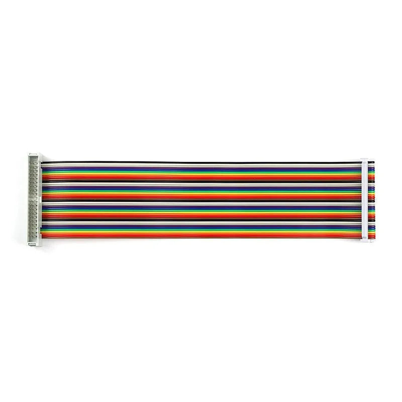 40-Pin GPIO Extension Cable - 8 Inch Male to Female Ribbon for Raspberry Pi 5/4/3/2 & 3.5/5 inch TFT Touch Screen Display