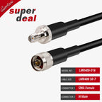 1PC 1 M 2M 3M 10M SMA Male to N Male Connector Plug LMR400 Cable Cord 50 Ohm 50-7 RF Coaxial Extension Jumper Pigtail Adapter